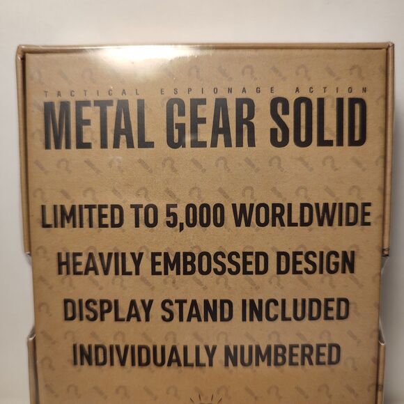 Metal Gear Solid 2 Raiden Silver Ingot Statue Official MGS Metal Figurine - Picture 2 of 5